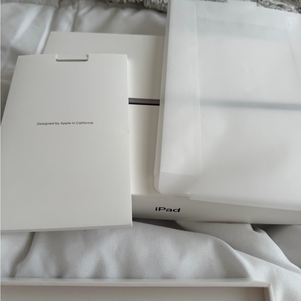 Apple iPad Packaging with White Finish